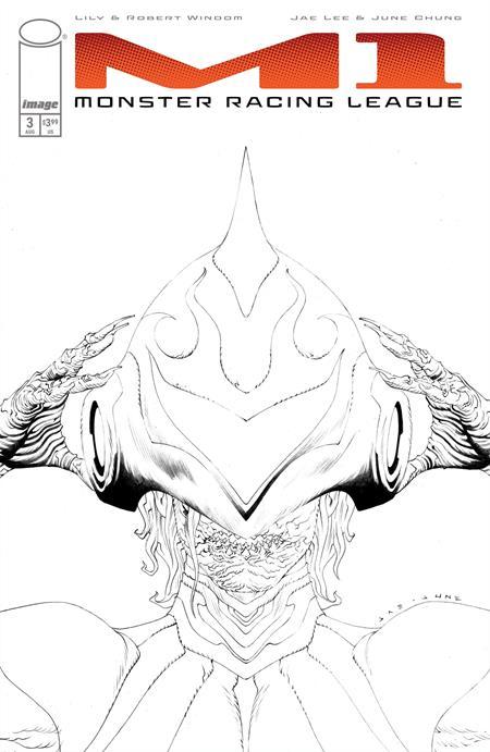 Cover C 1:25 Jae Lee Black & White Variant cover