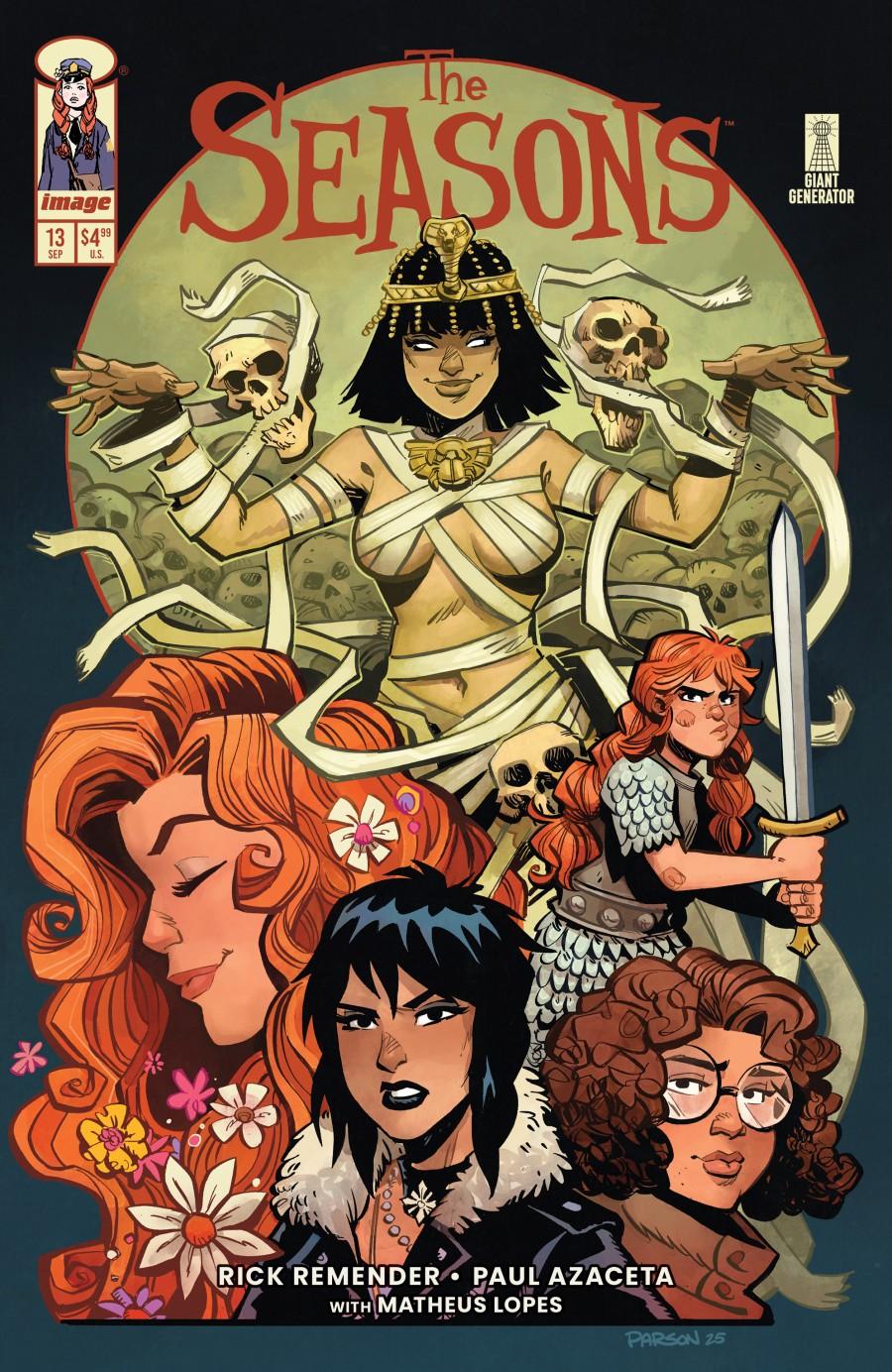The Seasons #13, Cover C Brett Parson Variant