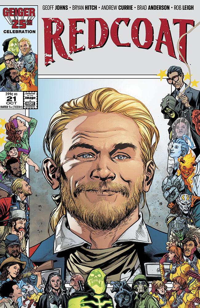 Redcoat #21, Cover B Brad Anderson Geiger #25 Anniversary Variant