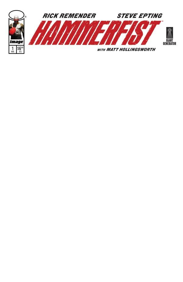 Cover D Blank Variant cover