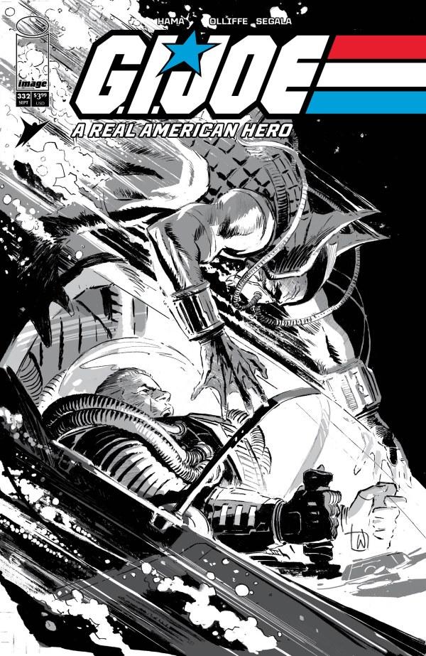 G.I. Joe: A Real American Hero #332, Cover B Lee Weeks Black & White Variant