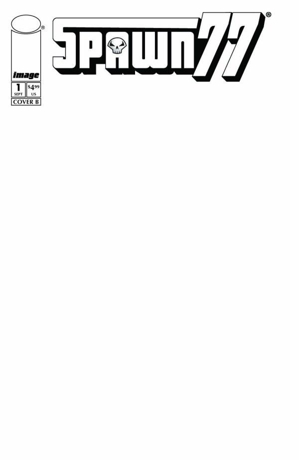 Cover E Blank Variant cover