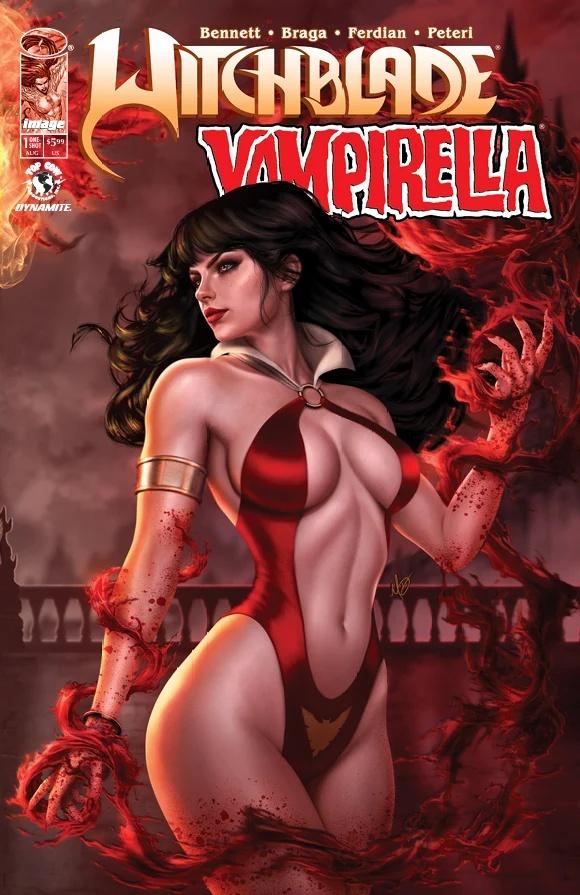 616 Comics / 8-Zero-2 Comics David Dias Vampirella Connecting Variant cover