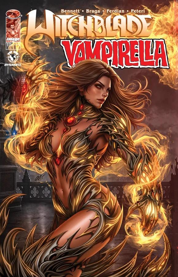 616 Comics / 8-Zero-2 Comics David Dias Witchblade Connecting Variant cover