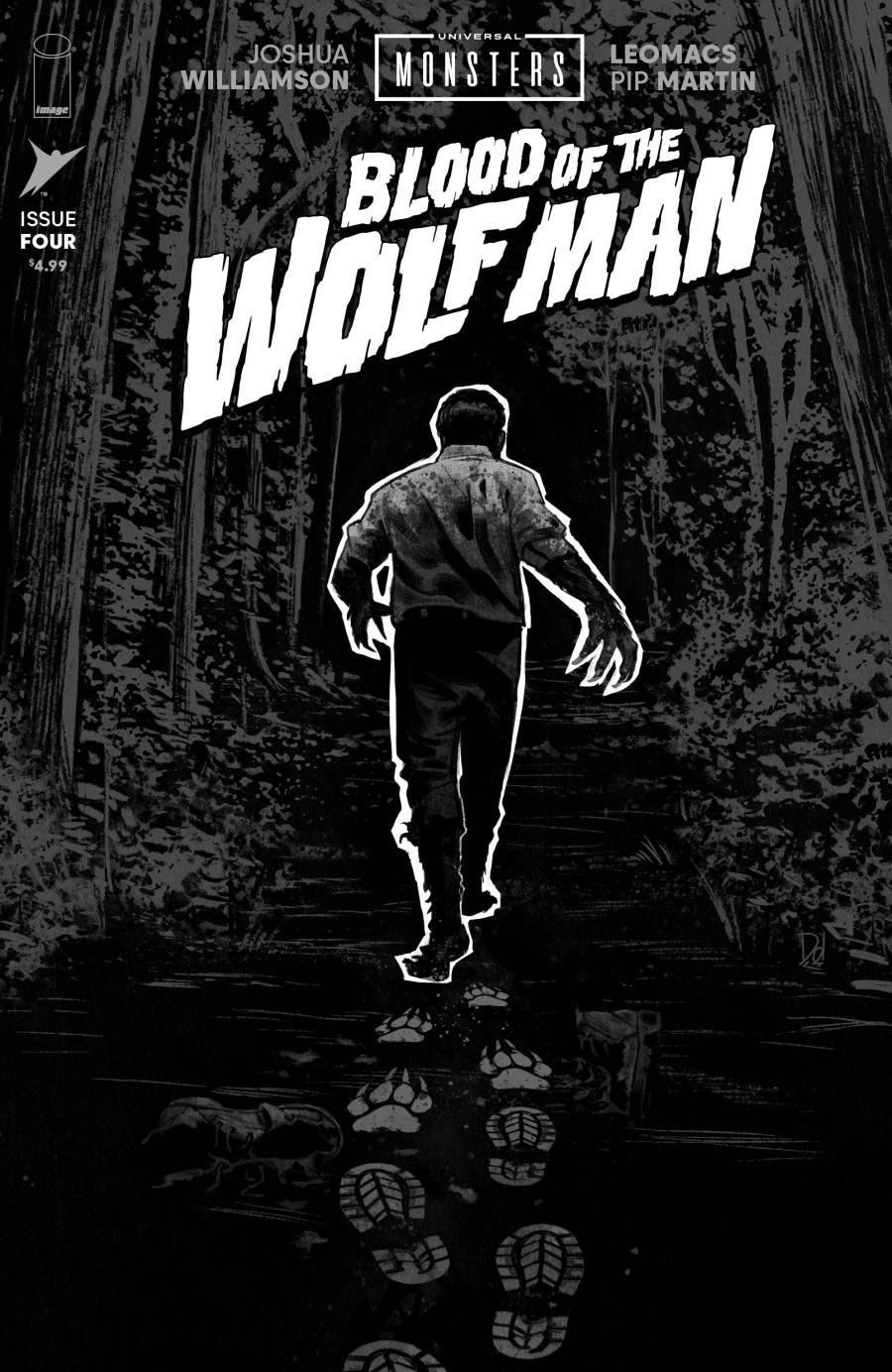 Cover D 1:25 Mike Del Mundo Black & White Classic Horror Variant cover