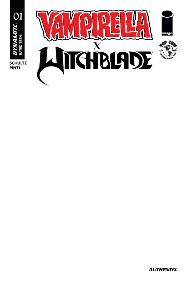 Cover F Blank Authentix Variant cover