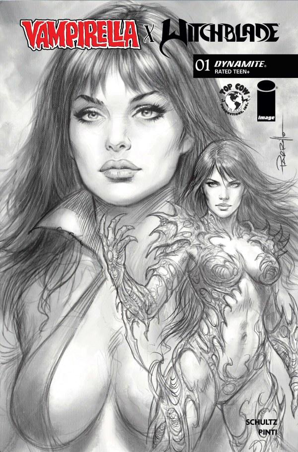 Cover J 1:10 Lucio Parrillo Black & White Variant cover
