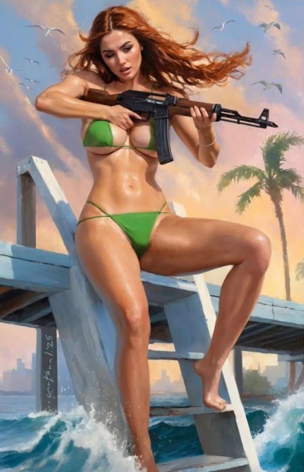 White Dog Comics Nathan Lorenzana Virgin Variant cover