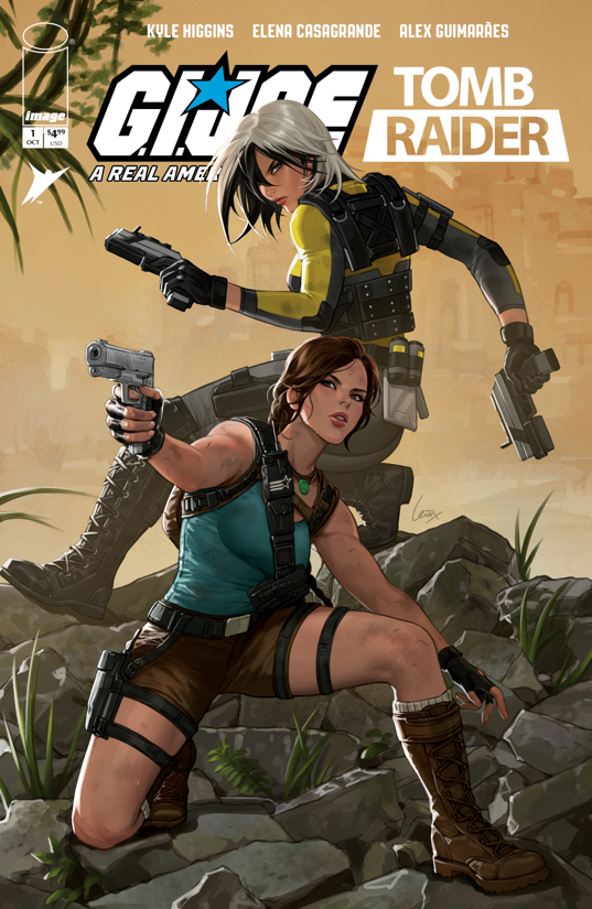 G.I. Joe: A Real American Hero / Tomb Raider #1, Cover E 1:50 Lesley 'Leirix' Li Variant