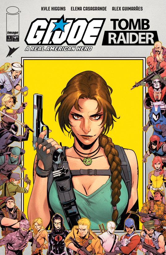 G.I. Joe: A Real American Hero / Tomb Raider #1, Cover F 1:100 Lorenzo Tammetta Foil Variant