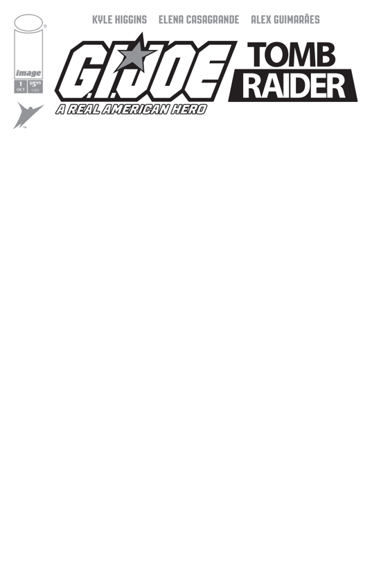 G.I. Joe: A Real American Hero / Tomb Raider #1, Cover G Blank Variant