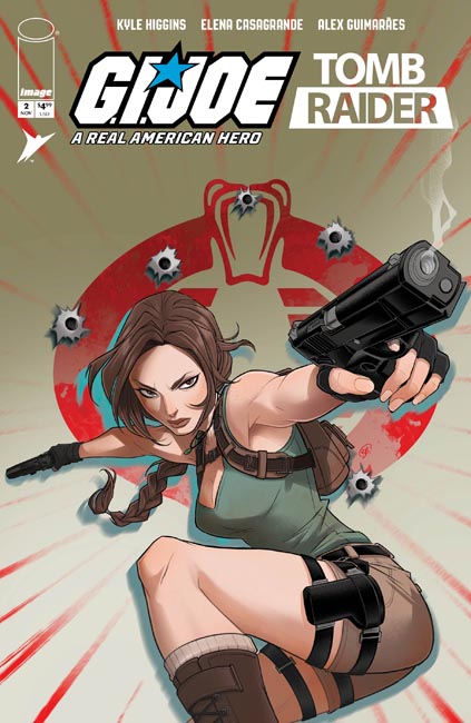 G.I. Joe: A Real American Hero / Tomb Raider #2, Cover B Sweeney Boo Variant