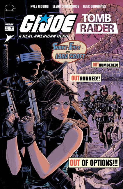 G.I. Joe: A Real American Hero / Tomb Raider #2, Cover D 1:25 Chris Mooneyham Variant