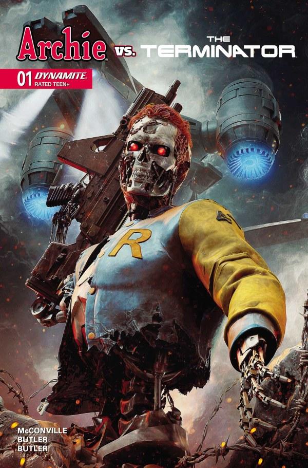 Archie vs. the Terminator #1, Cover B Björn Barends Variant