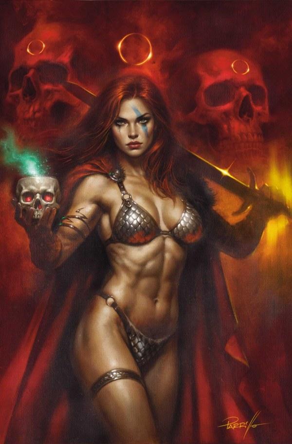 Red Sonja: She-Devil with a Sword #6, Cover F Lucio Parrillo Metal Variant