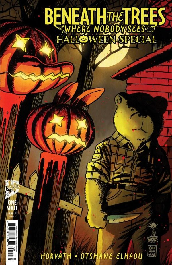Beneath the Trees Where Nobody Sees: Halloween Special #1, Cover E Francesco Francavilla Idw Goes Dark Variant