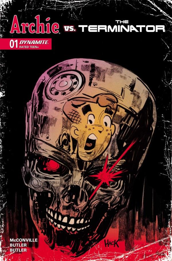 Archie vs. the Terminator #1, Cover C Robert Hack Variant