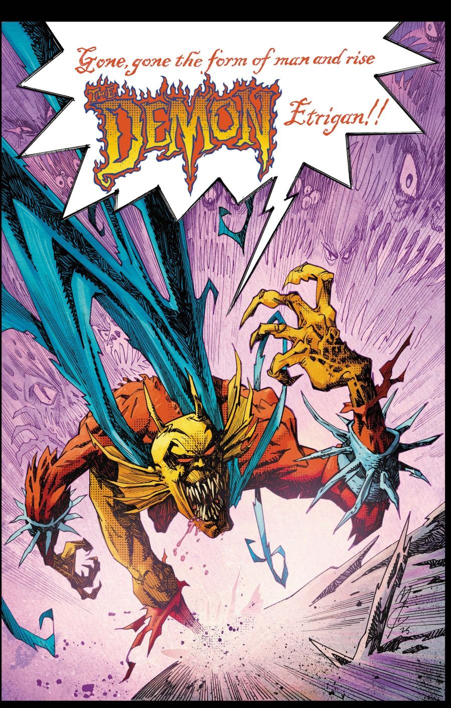 The Demon #1, Cover G 1:25 John McCrea Variant