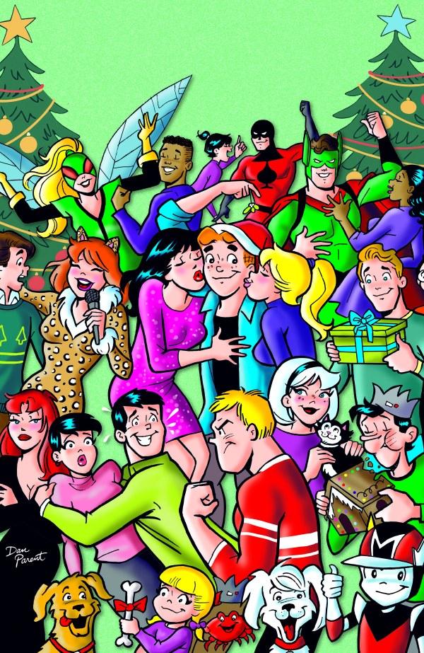 Archie's Christmas Spectacular #1, Cover D Dan Parent Foil Virgin Variant
