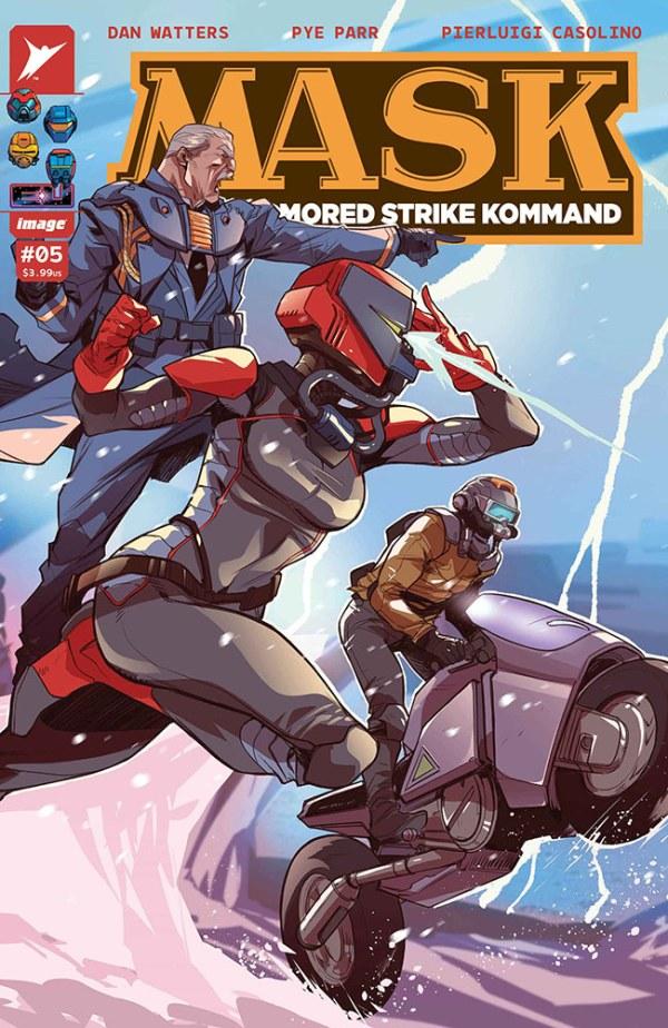 M.A.S.K. #5, Cover B Karl Kerschl Connecting Variant