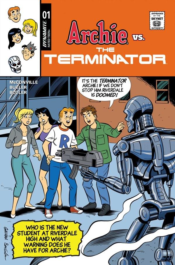 Archie vs. the Terminator #1, Cover D Bill Galvan Variant