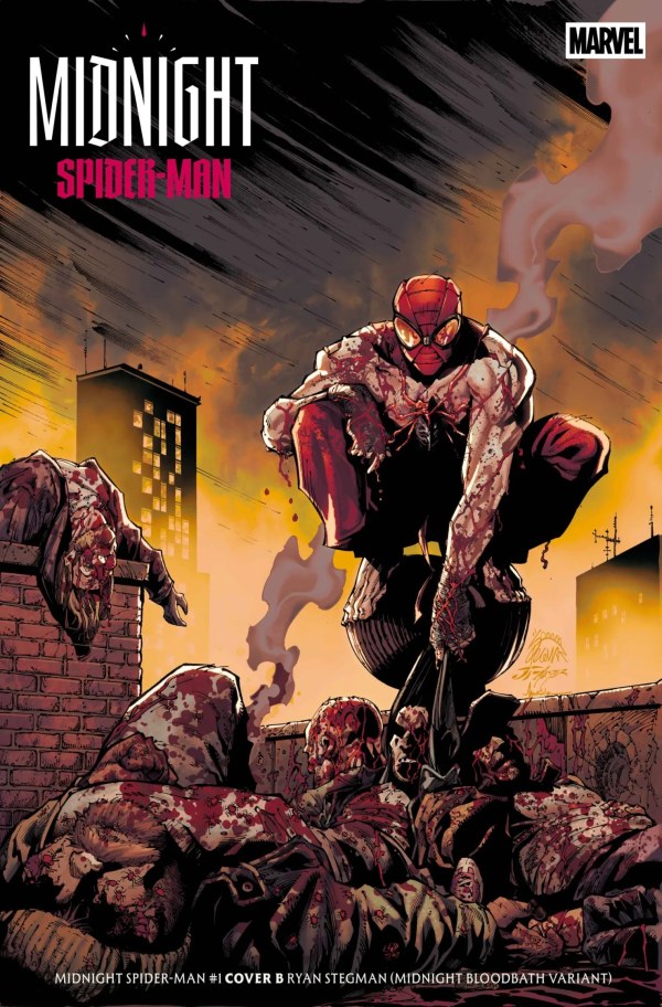 Midnight Spider-Man #1, Cover B Ryan Stegman Midnight Bloodbath Variant