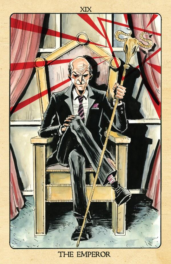 Minor Arcana #19, Cover D 1:10 Jeff Lemire Tarot Virgin Variant