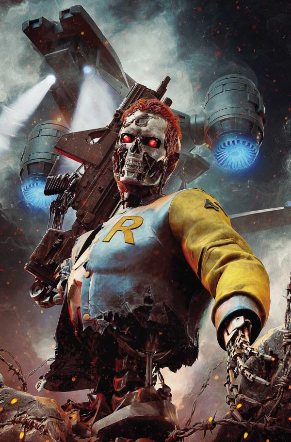 Archie vs. the Terminator #1, Cover F Björn Barends Foil Virgin Variant