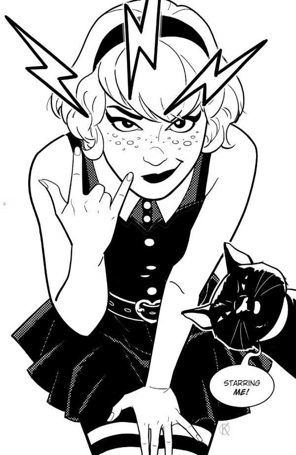 Sabrina the Teenage Witch #1, Cover L 1:250 Kano Black & White Virgin Variant