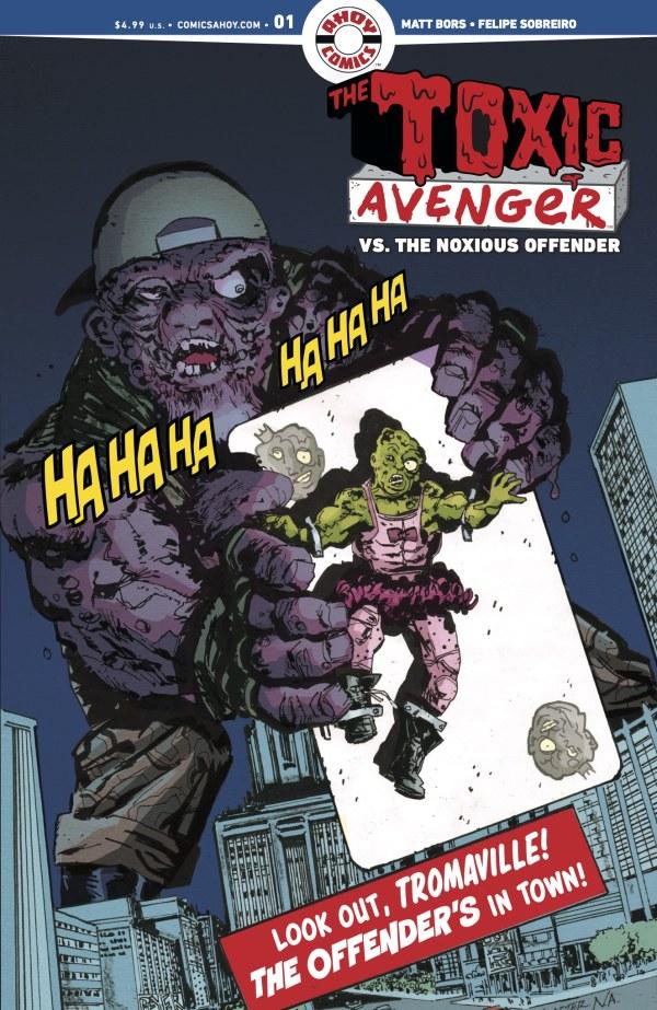 The Toxic Avenger vs. the Noxious Offender #1, Cover B Greg Scott Variant
