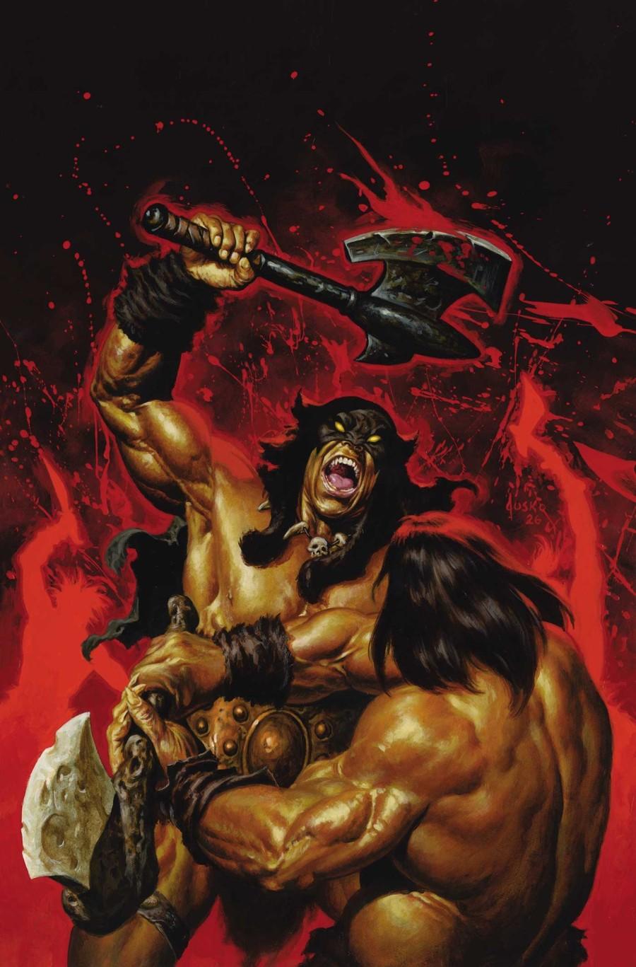 Fire and Ice: Darkwolf #4, Cover G Joe Jusko Virgin Variant