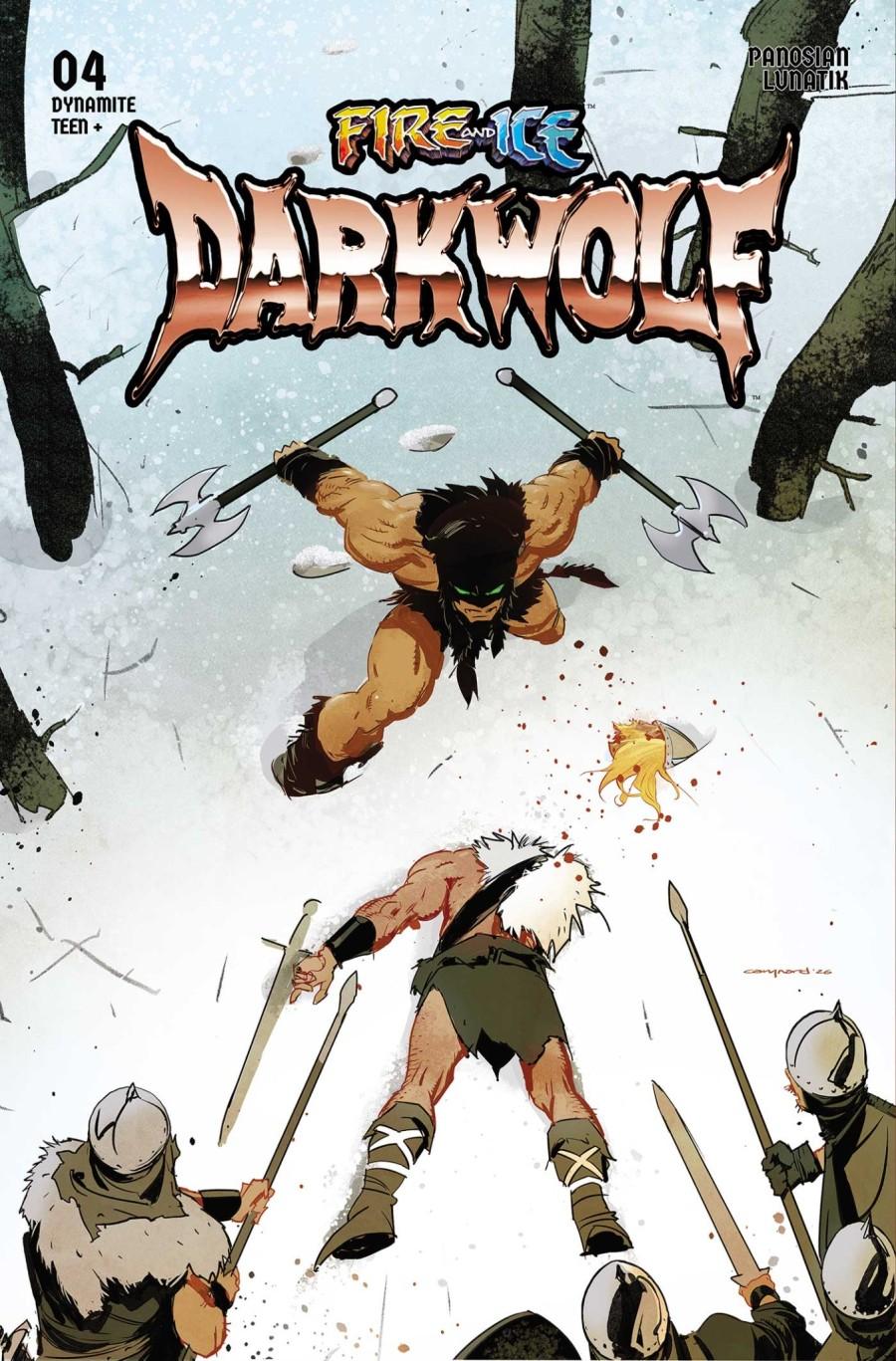 Fire and Ice: Darkwolf #4, Cover E Cary Nord Variant