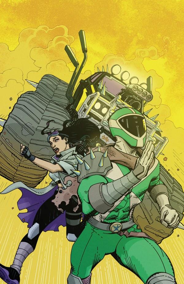 Power Rangers Unlimited #4, Cover E 1:10 Cully Hamner Foil Virgin Variant