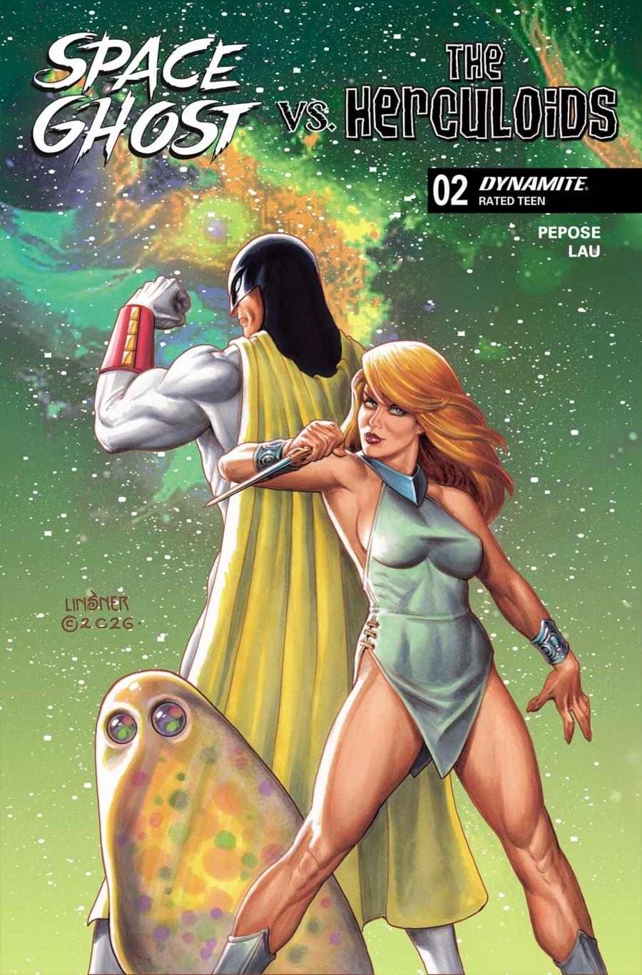 Space Ghost vs. The Herculoids #2, Cover C Joseph Michael Linsner Variant
