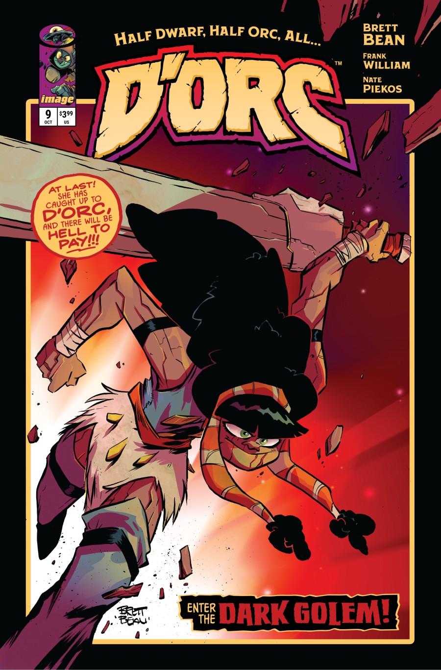 D'Orc #9, Cover C Brett Bean Variant