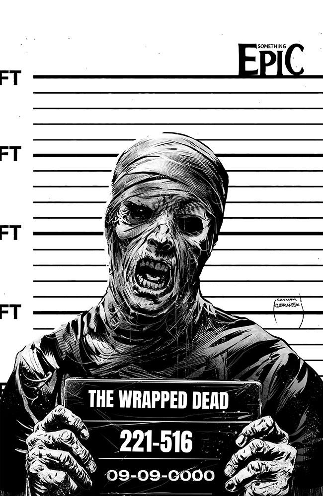 Something Epic #16, Cover D Szymon Kudrański Black & White Variant