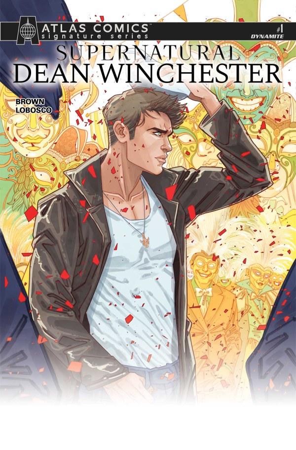 Supernatural: Dean Winchester #1, Cover G Marguerite Sauvage Atlas Edition Signed By Chuck Brown Variant