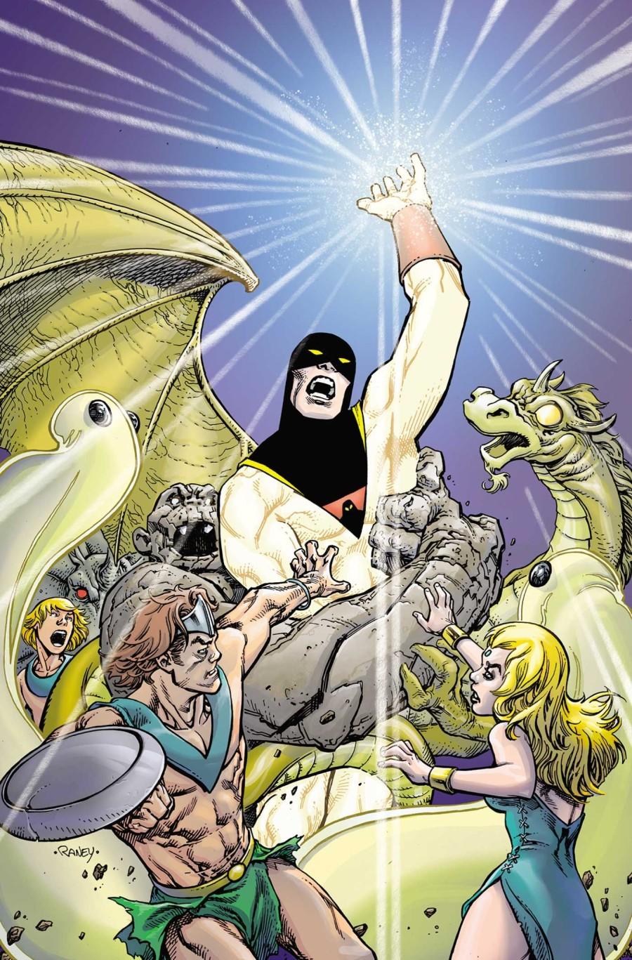 Space Ghost vs. The Herculoids #2, Cover I 1:10 Tom Raney Virgin Variant