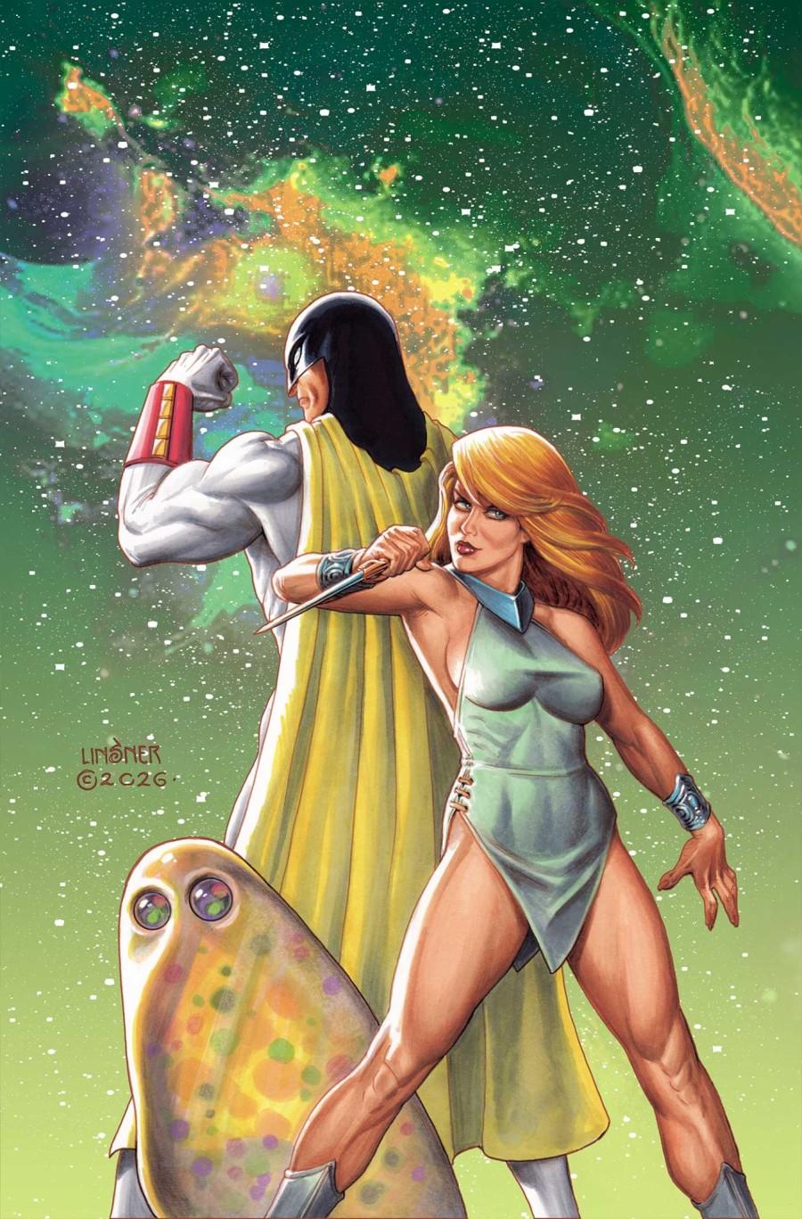 Space Ghost vs. The Herculoids #2, Cover K 1:20 Joseph Michael Linsner Virgin Variant