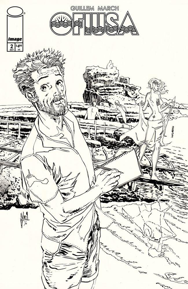 Ofiusa #2, Cover D 1:25 Guillem March Black & White Raw Art Variant
