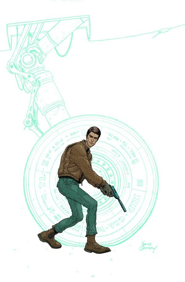 Cover B 1:20 Frank Quitely Black & White Virgin Variant cover