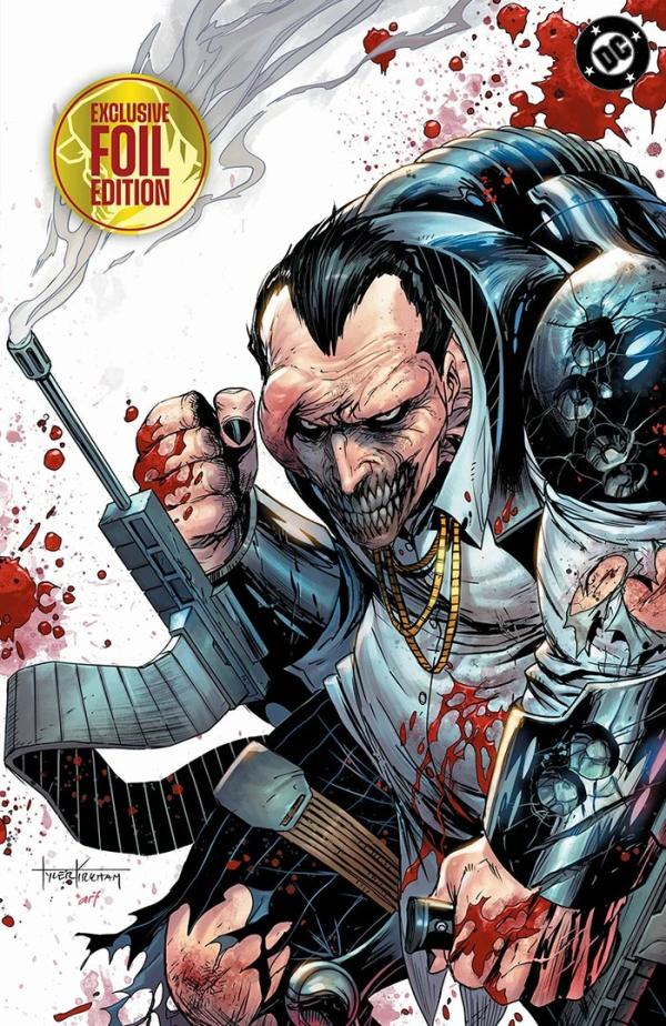 Unknown Comics Tyler Kirkham Penguin Battle Damaged Foil Virgin Variant cover