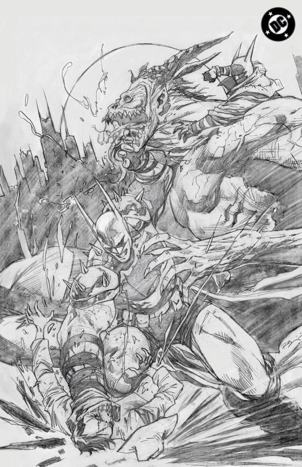 Infinity6Comics Ryan Benjamin Black & White Virgin Variant cover