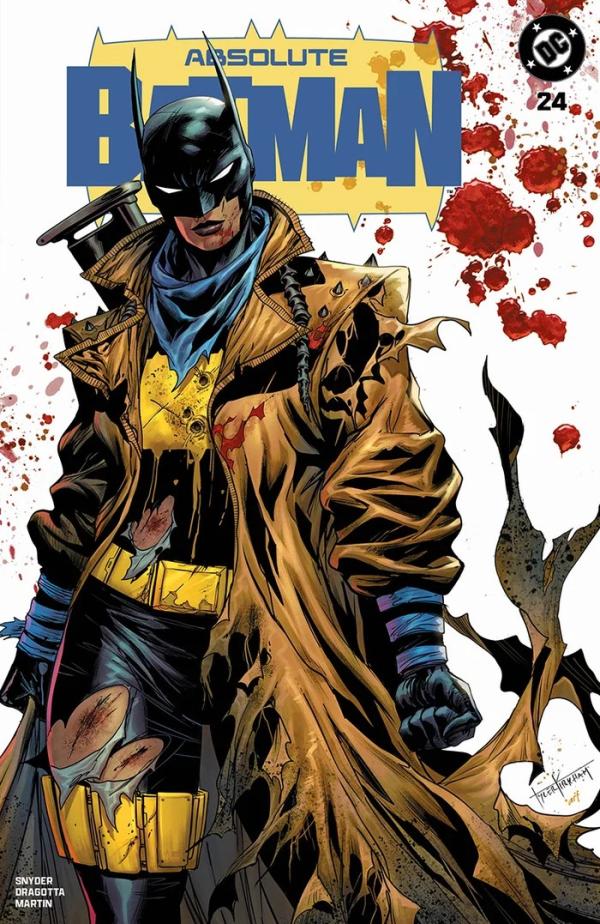 Unknown Comics Tyler Kirkham Battle Damaged The Bat Variant cover