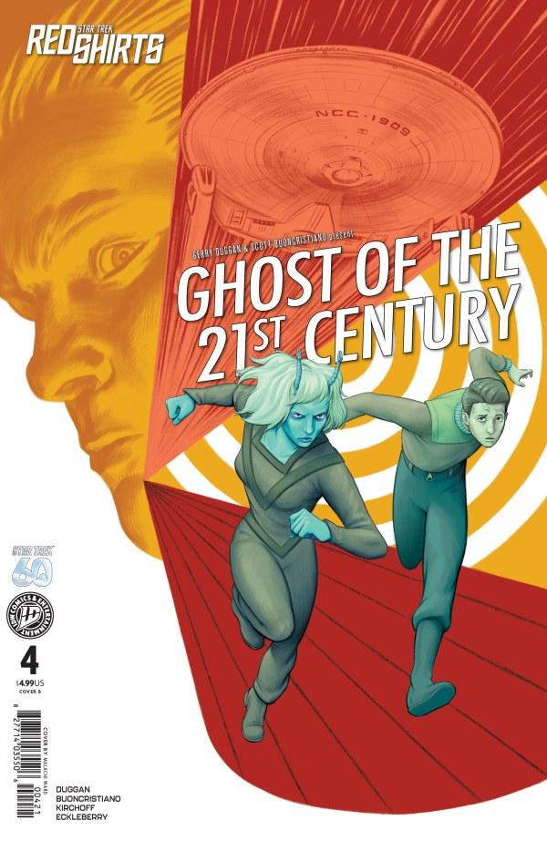 Star Trek: Red Shirts –- Ghost of the 21st Century #4, Cover B Malachi Ward Variant