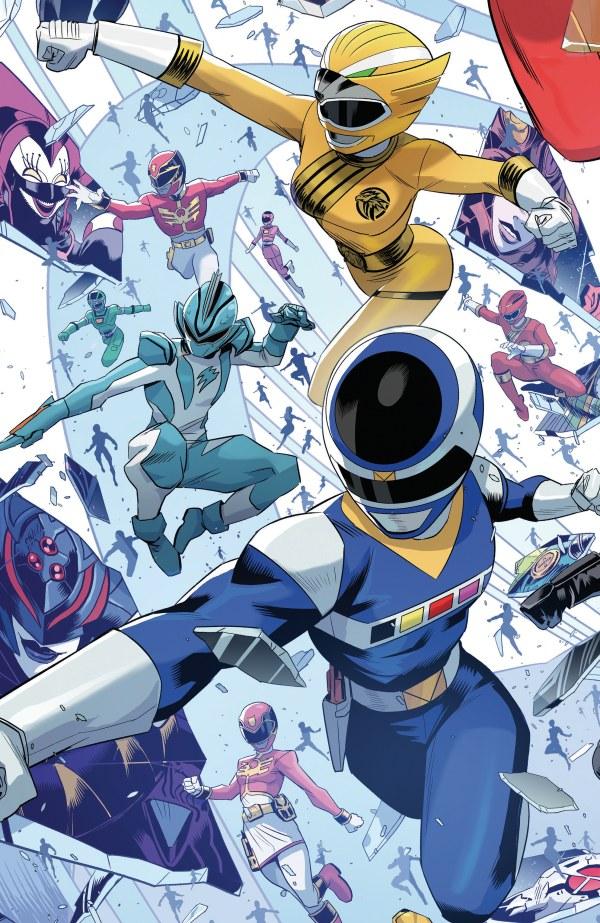 Power Rangers Unlimited #5, Cover C Alessio Zonno Every Ranger Ever Connecting Virgin Variant