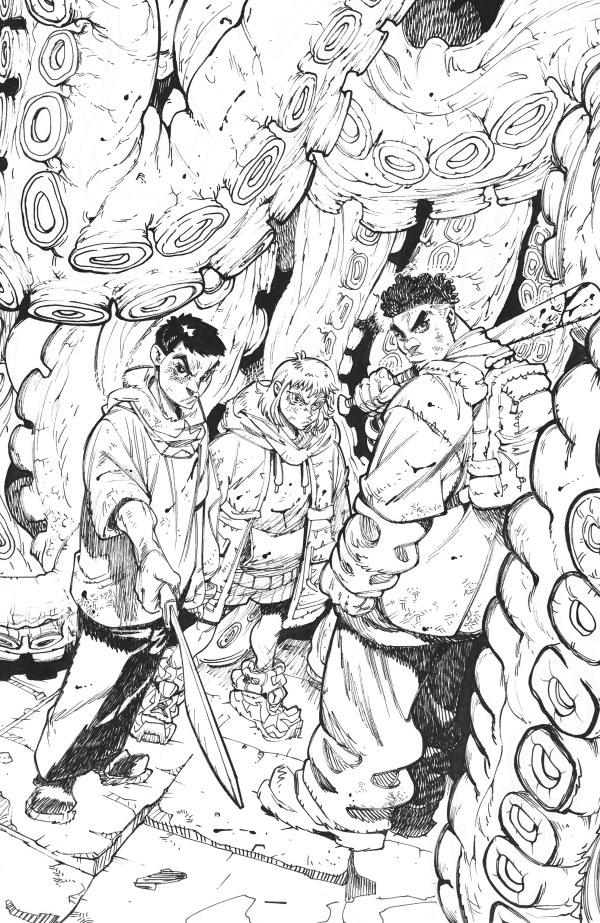 No Gods, No Masters #3, Cover C 1:10 Ricardo López Ortiz Black & White Virgin Variant