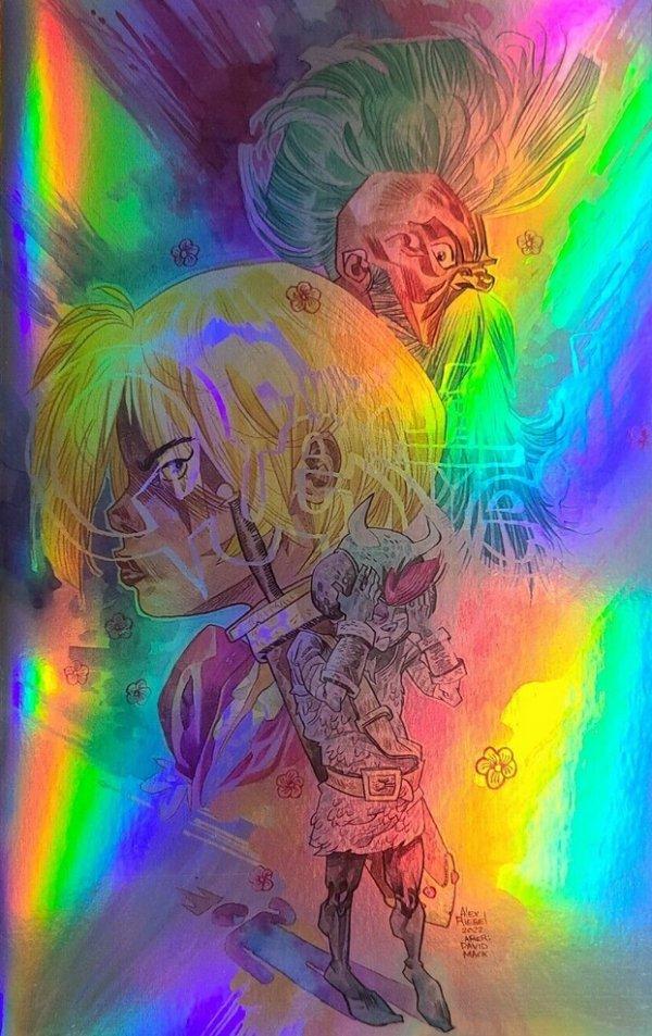 Street Level Hero Alex Riegel David Mack Homage Foil Variant cover