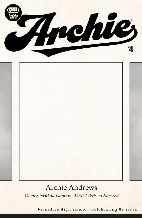 Archie #4, Cover F Riverdale Yearbook Blank Variant
