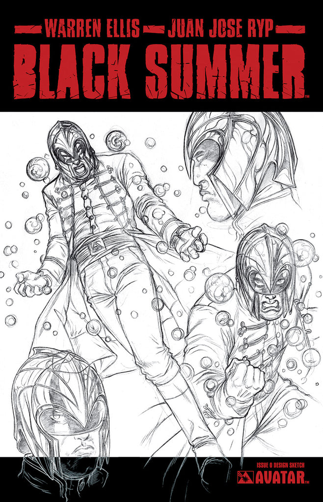 Juan José Ryp Design Sketch Variant cover